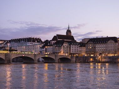 Der Rhein in Basel