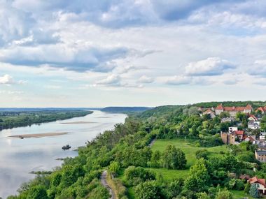 View of Grudziadz and the Vistula