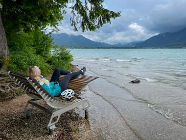 Gschmå Platzl in Blinklingmoos on Lake Wolfgang