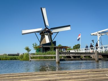 Die Windmühle Hooge Boezem von Kinderdijk Die Windmühle Hooge Boezem von Kinderdijk
