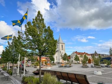 Stadtplatz in Kungsbacka