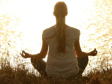 Meditation by the water