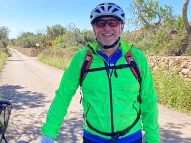 Mr Herrmann on the cycling tour Mallorca with charm