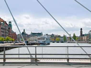 View from the Peace Bridge in Copenhagen