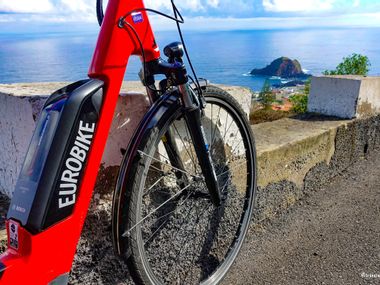 Electric bike close-up