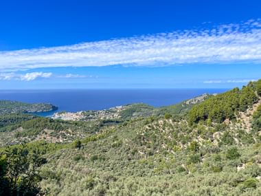 Ausblick auf Mirador Bucht