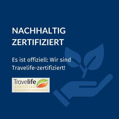 Wir sind Travelife-zertifiziert