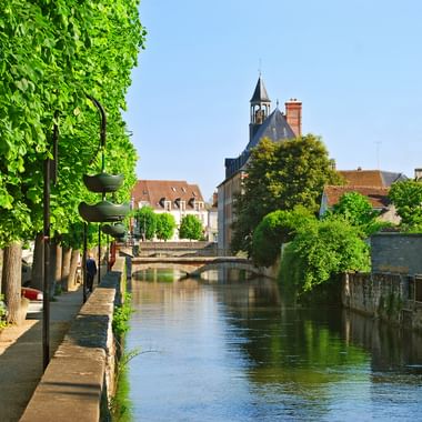 The Dole Canal in Bellegarde