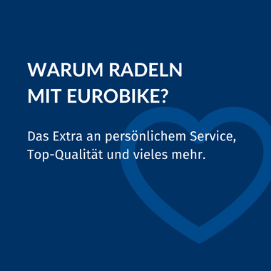 Darum sollten Sie mit Eurobike radeln.