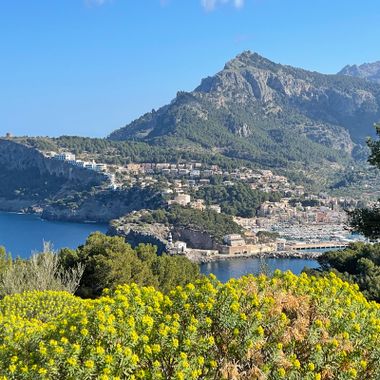 Stunning view over the coast of Mallorca