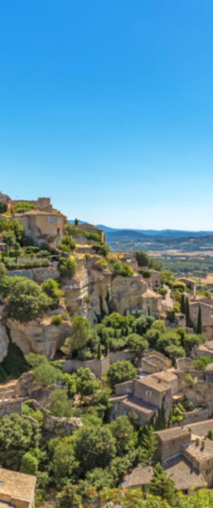 Panoramablick auf Luberon
