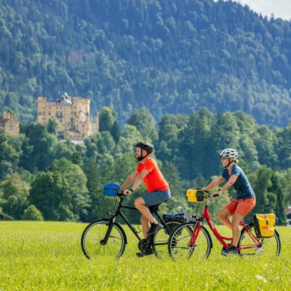 Radtour vorbei an Hohenschwangau