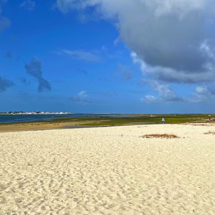 Sandy beach in the Algarve
