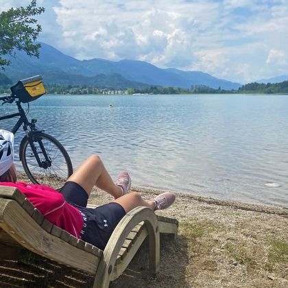 Carinthia cycling break at Lake Faak