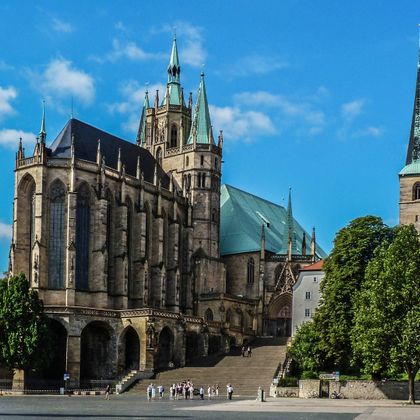 The Erfurt Cathedral Square