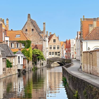 One of the canals of Bruges