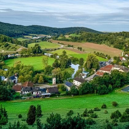 Panoramic view over Pappenheim