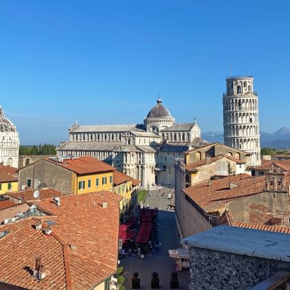 Panoramic view over Pisa