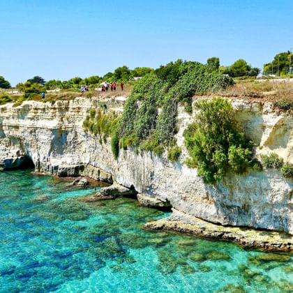 Otranto Torre Sant Andrea cliffs