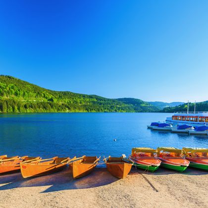 Boote am Titisee