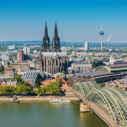 Panoramic view of Cologne