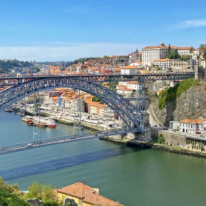 Blick auf die Pont Luis und die Altstadt von Porto