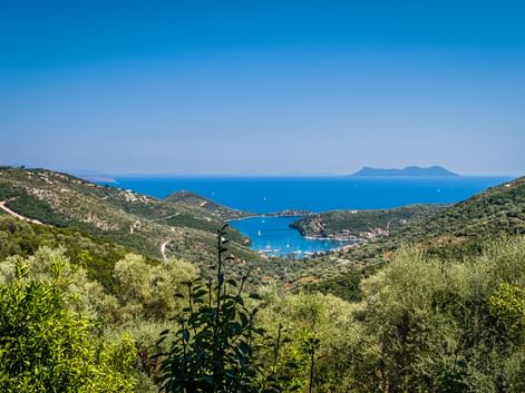 Ausblick Sivota Lefkada