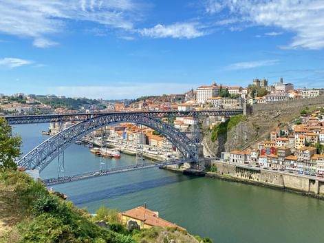 View of Porto and the Pont Luis
