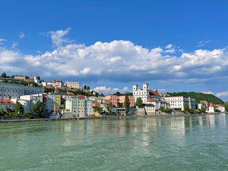 Blick auf Passau - Innseite