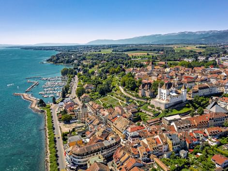 Nyon at Lake Geneva