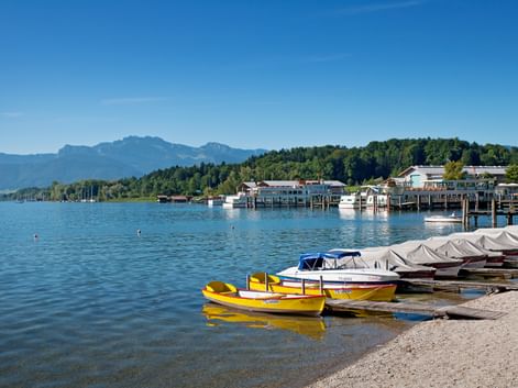 Seeufer in Prien am Chiemsee