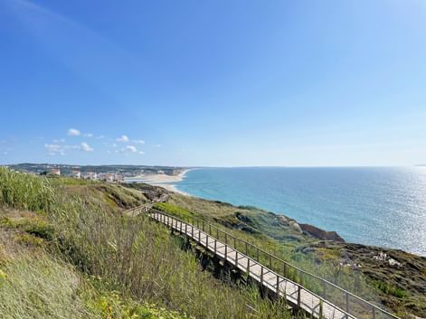 View of the sea at Foz do Arelho