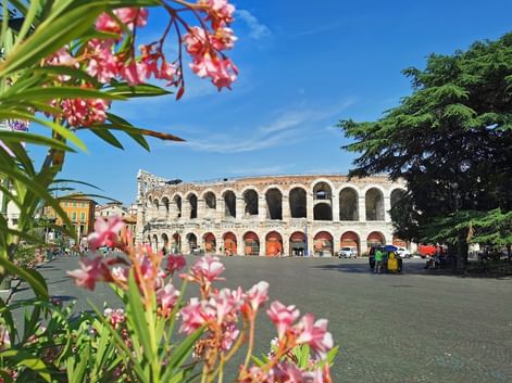 Blick auf die Arena in Verona