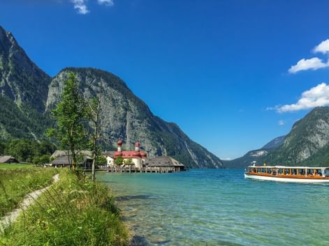 Lake Königssee with a view to St. Bartholomä