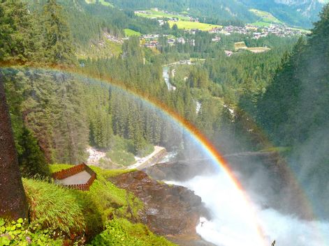 Regenbogen vor den Wasserfällen