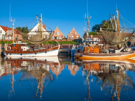 Greetsiel Krummhoern kleiner Hafen