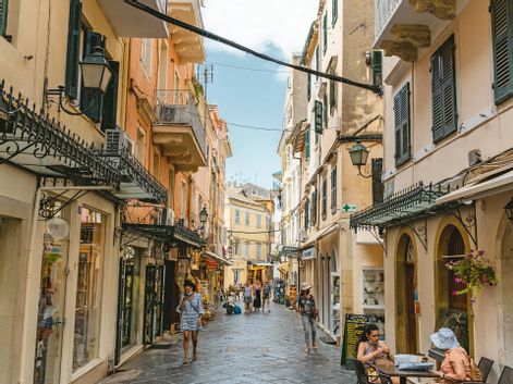 The old town of Corfu
