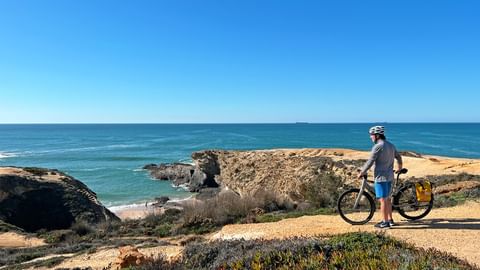 Coastal cycle route Algarve