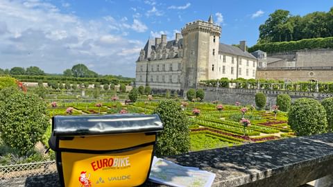 Blick auf Schloss Villandry