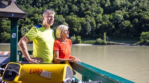 Fähre an der Donauschlinge