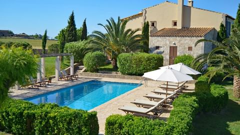 Pool der Finca Son Canals