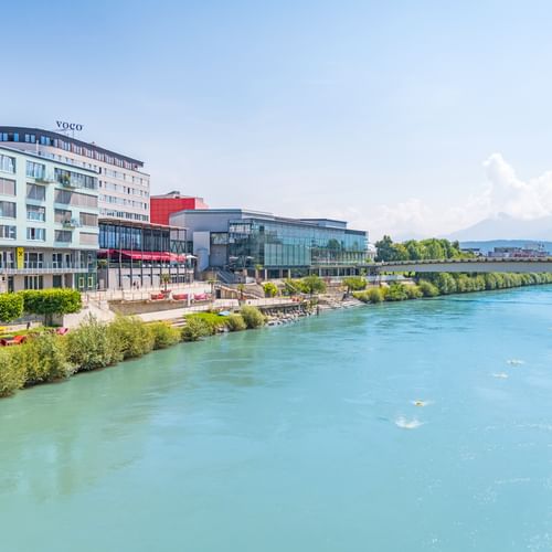 Exterior view of the Hotel Voco in Villach