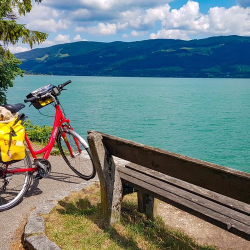 Bicycle at a lake