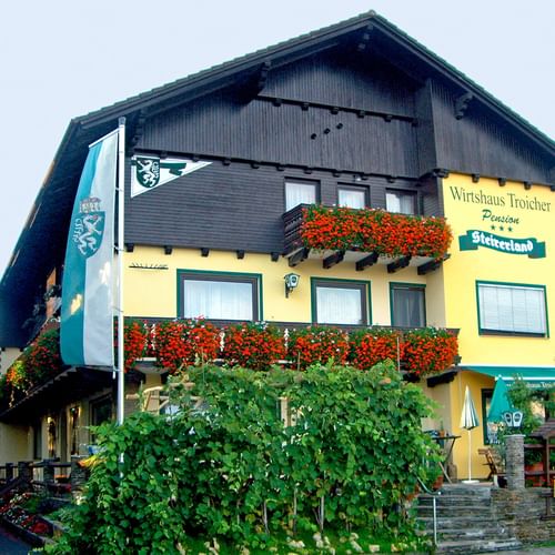 Außenansicht Pension Steirerland