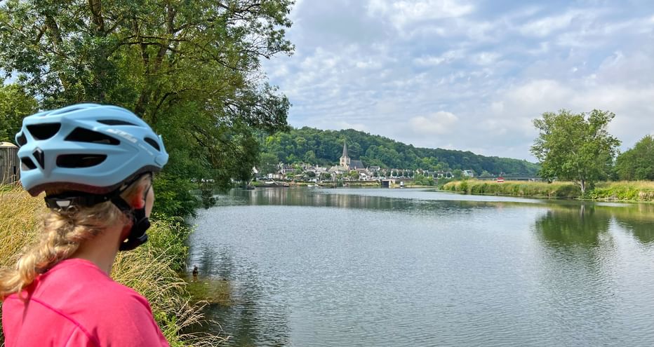 Blick über die Loire nach Touraine