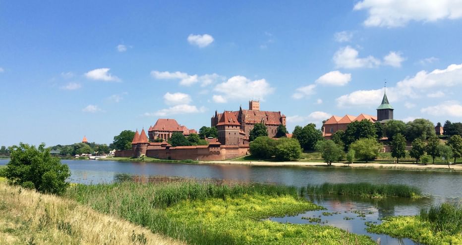 The Marienburg on the Nogat River