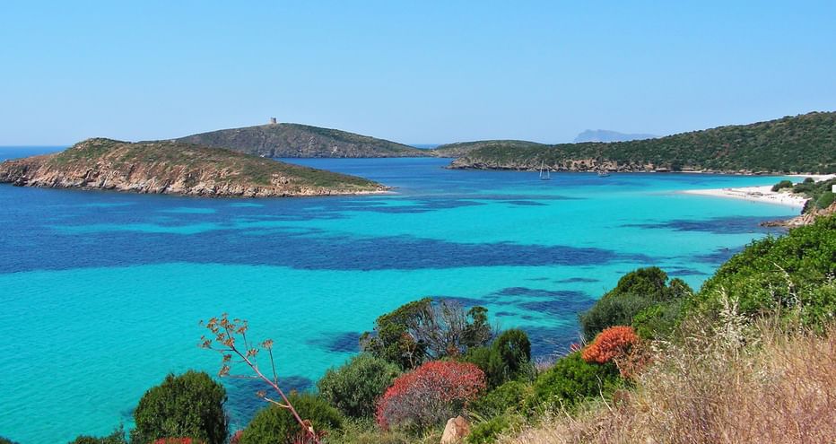 Türkises Meer auf Sardinien