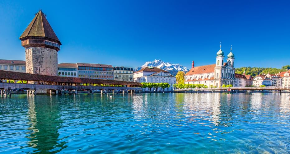 The Chapel Bridge in Lucerne