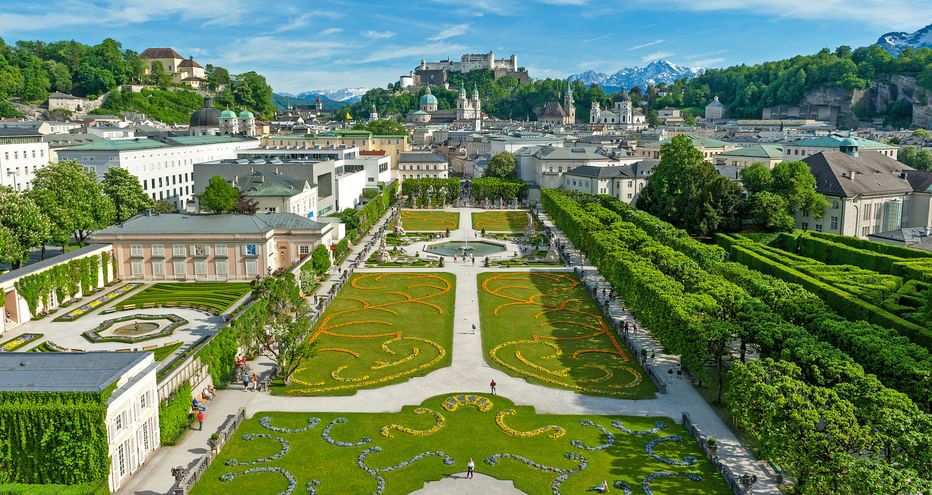 Mirabell Gardens in Salzburg