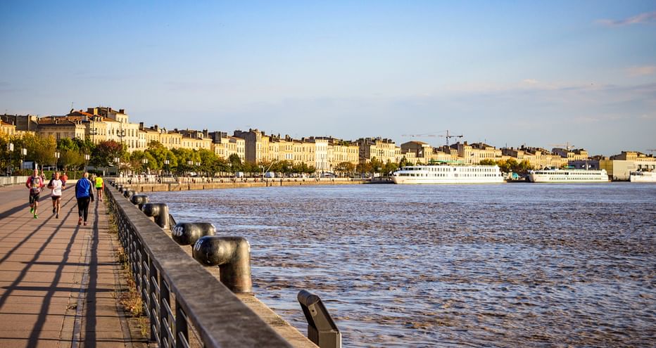 Blick auf Bordeaux